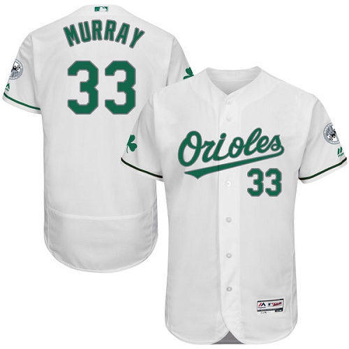 Men's Majestic Baltimore Orioles #33 Eddie Murray White Celtic Flexbase Authentic Collection MLB Jersey
