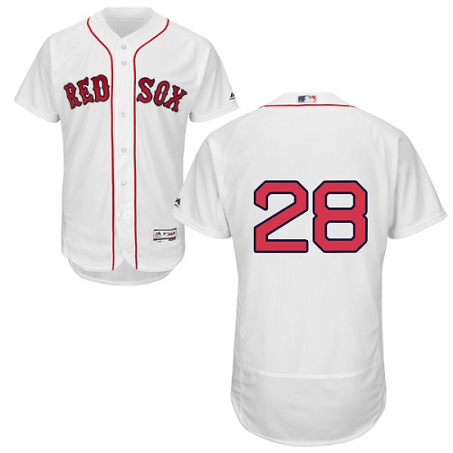Women's Majestic Boston Red Sox #43 Addison Reed Authentic White Fashion MLB Jersey