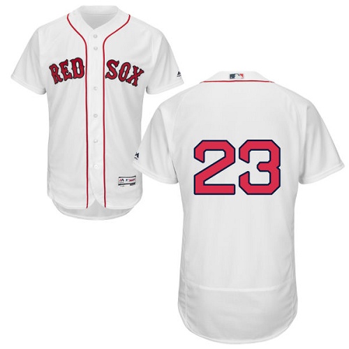 Men's Majestic Boston Red Sox #23 Blake Swihart White Flexbase Authentic Collection MLB Jersey