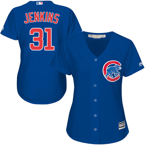 Women's Majestic Chicago Cubs #31 Fergie Jenkins Authentic Royal Blue Alternate MLB Jersey