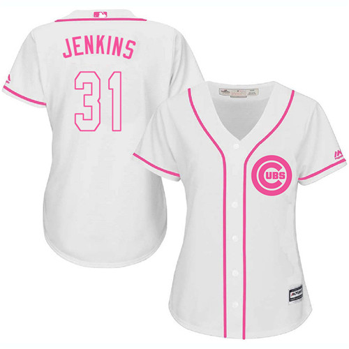 Women's Majestic Chicago Cubs #31 Fergie Jenkins Authentic White Fashion MLB Jersey