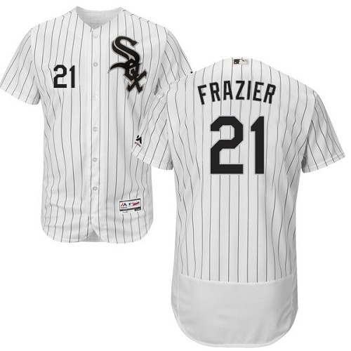 Men's Majestic Chicago White Sox #23 Robin Ventura Authentic White Home Cool Base MLB Jersey