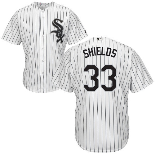 Youth Majestic Chicago White Sox #25 James Shields Authentic White Home Cool Base MLB Jersey