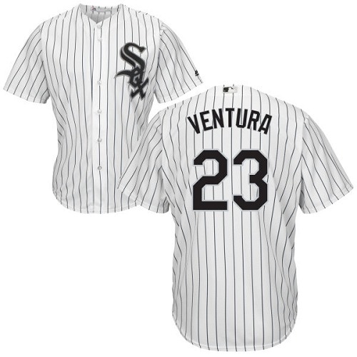 Youth Majestic Chicago White Sox #23 Robin Ventura Authentic White Home Cool Base MLB Jersey