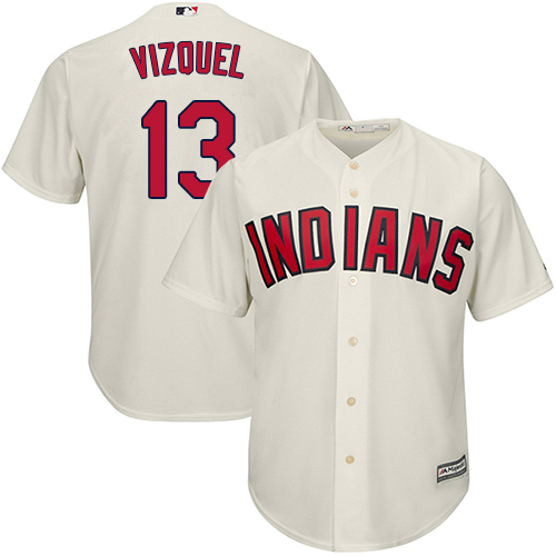 Youth Majestic Cleveland Indians #11 Jose Ramirez Authentic Grey Road Cool Base MLB Jersey
