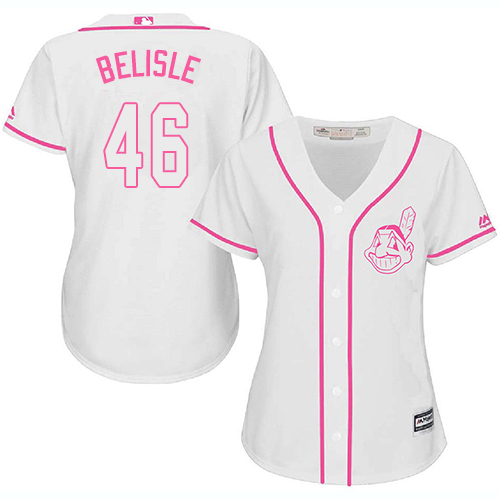 Women's Majestic Cleveland Indians #26 Austin Jackson Replica White Fashion Cool Base MLB Jersey