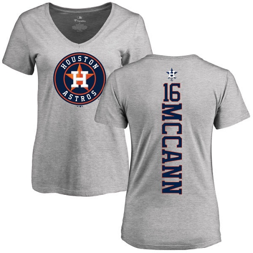 Women's Majestic Houston Astros #16 Brian McCann Replica Orange Alternate Cool Base MLB Jersey