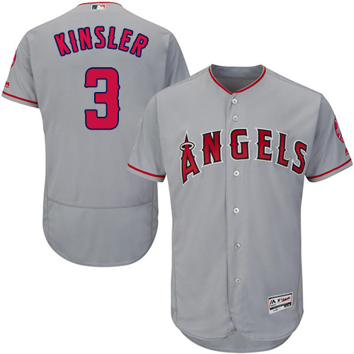 Men's Majestic Los Angeles Angels of Anaheim #20 Bud Norris Grey Flexbase Authentic Collection MLB Jersey