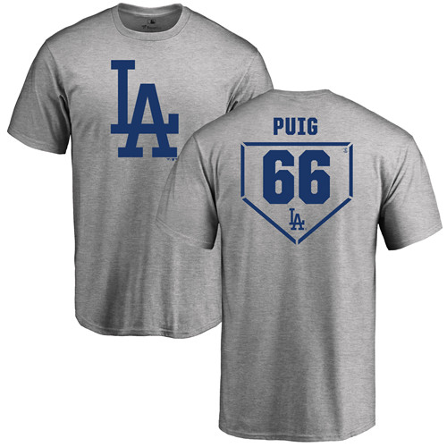 Youth Majestic Los Angeles Dodgers #66 Yasiel Puig Replica Royal Blue Cool Base MLB Jersey