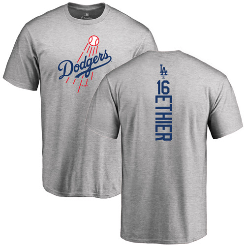 Women's Majestic Los Angeles Dodgers #16 Andre Ethier Replica Grey Road Cool Base MLB Jersey