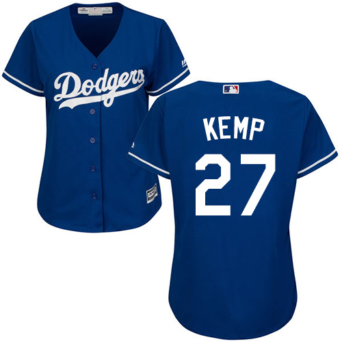 Women's Majestic Los Angeles Dodgers #29 Scott Kazmir Authentic Green Salute to Service MLB Jersey