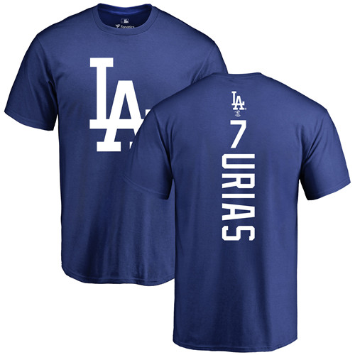 Youth Majestic Los Angeles Dodgers #7 Julio Urias Replica Grey Road Cool Base MLB Jersey