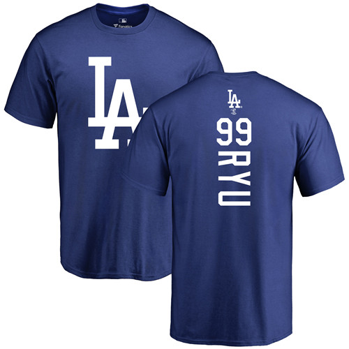 Youth Majestic Los Angeles Dodgers #99 Hyun-Jin Ryu Replica Grey Road Cool Base MLB Jersey