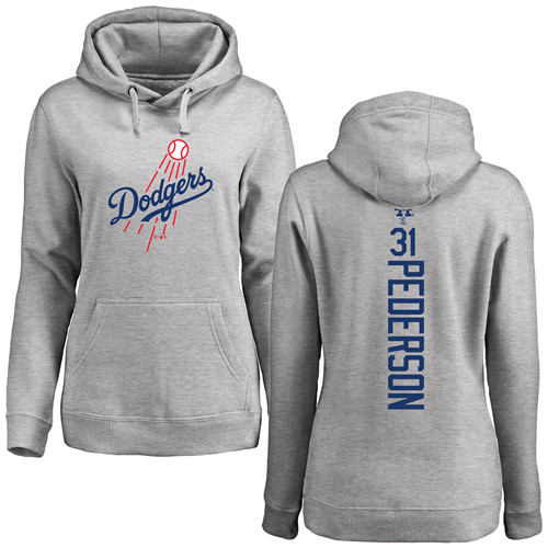 Women's Majestic Los Angeles Dodgers #31 Joc Pederson Replica White Fashion Cool Base MLB Jersey