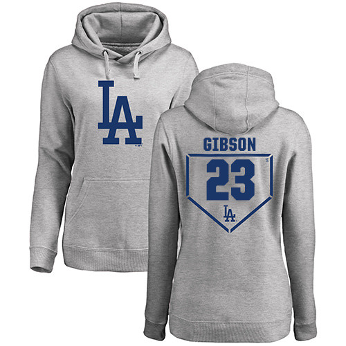 Women's Majestic Los Angeles Dodgers #23 Kirk Gibson Replica Pink Fashion Cool Base MLB Jersey