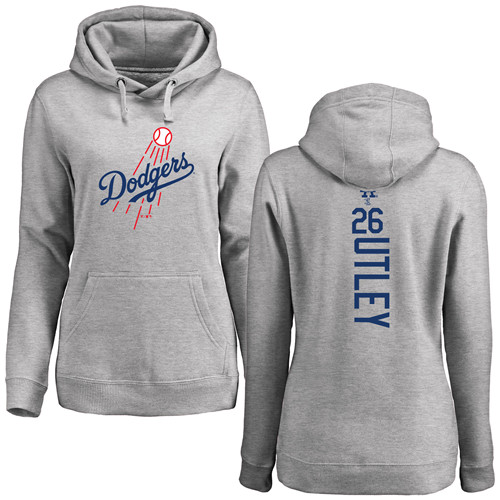 Women's Majestic Los Angeles Dodgers #26 Chase Utley Replica White Fashion Cool Base MLB Jersey