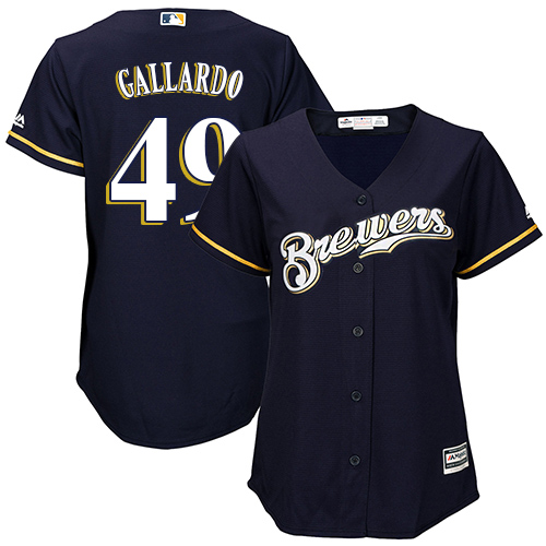 Youth Majestic Milwaukee Brewers #38 Wily Peralta Authentic Green Salute to Service MLB Jersey