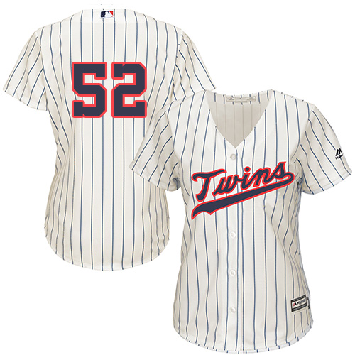 Women's Majestic Minnesota Twins #52 Byung-Ho Park Authentic Cream Alternate Cool Base MLB Jersey