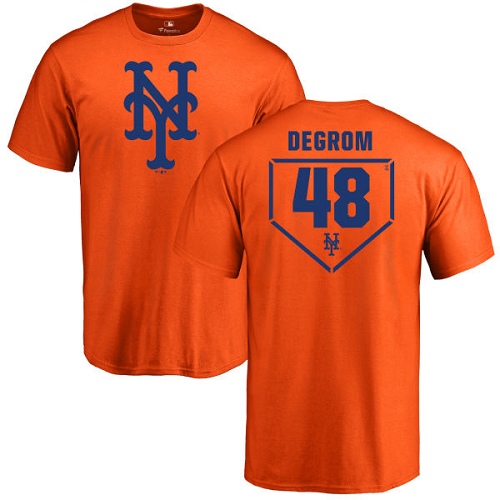 Youth Majestic New York Mets #48 Jacob deGrom Replica Royal Blue Alternate Road Cool Base MLB Jersey