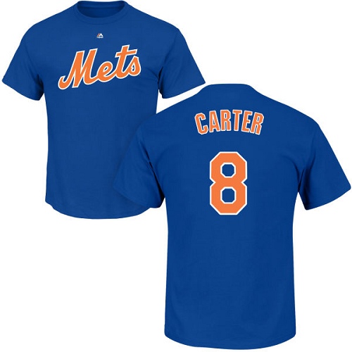 Youth Majestic New York Mets #8 Gary Carter Replica White Home Cool Base MLB Jersey