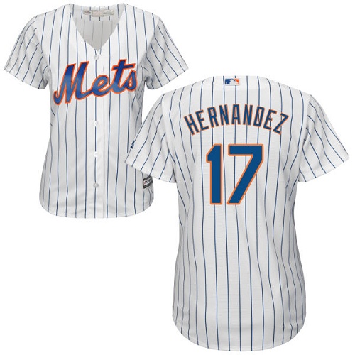 Women's Majestic New York Mets #17 Keith Hernandez Authentic White Home Cool Base MLB Jersey