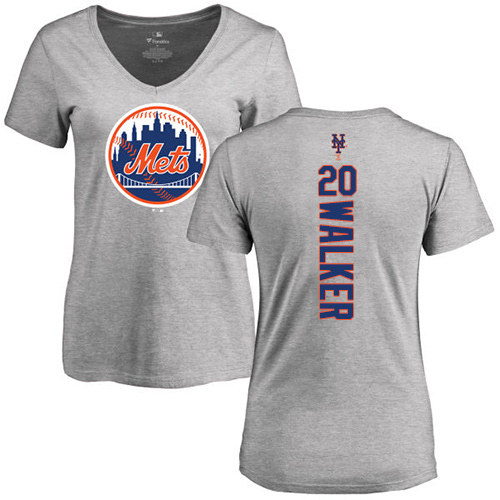 Women's Majestic New York Mets #20 Neil Walker Replica Royal Blue Alternate Home Cool Base MLB Jersey