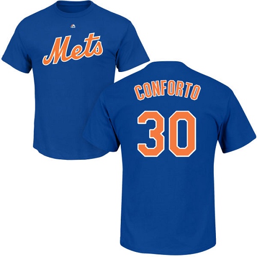 Youth Majestic New York Mets #30 Michael Conforto Replica White Home Cool Base MLB Jersey