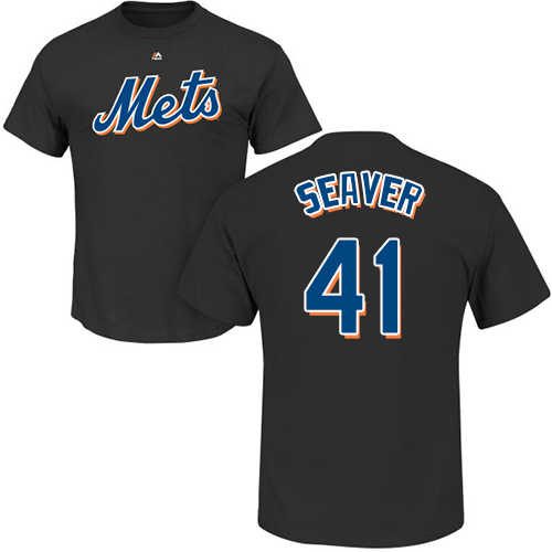 Youth Majestic New York Mets #41 Tom Seaver Replica Grey Road Cool Base MLB Jersey