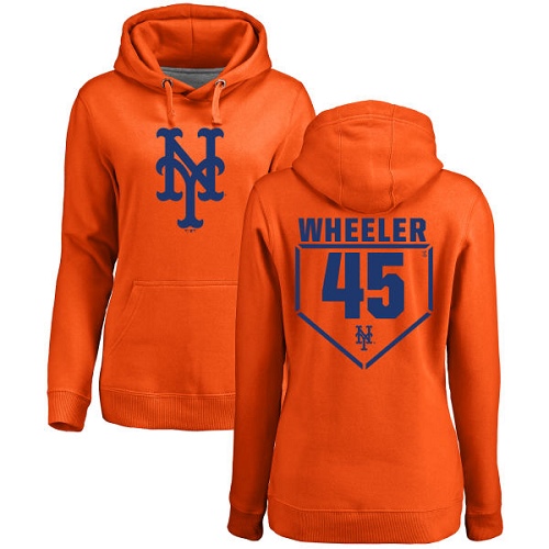 Women's Majestic New York Mets #45 Zack Wheeler Replica Pink Fashion Cool Base MLB Jersey