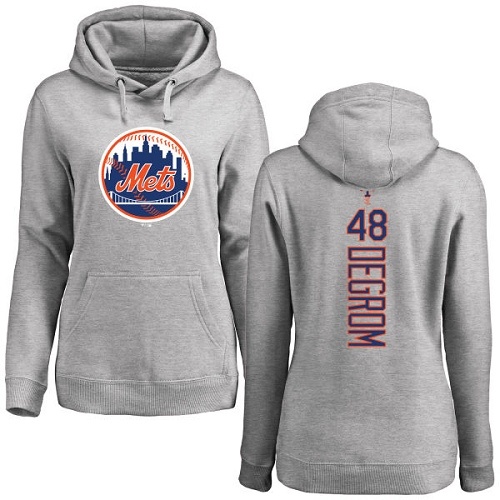 Women's Majestic New York Mets #48 Jacob deGrom Replica White Fashion Cool Base MLB Jersey