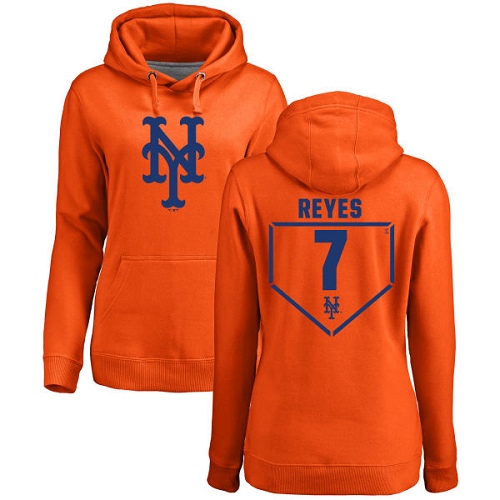 Women's Majestic New York Mets #7 Jose Reyes Replica Pink Fashion Cool Base MLB Jersey