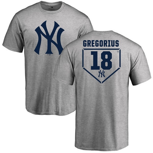 Youth Majestic New York Yankees #18 Didi Gregorius Replica Navy Blue Alternate MLB Jersey