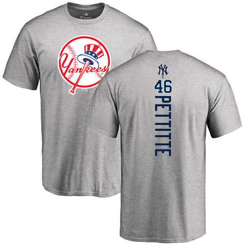Women's Majestic New York Yankees #46 Andy Pettitte Replica Grey Road MLB Jersey