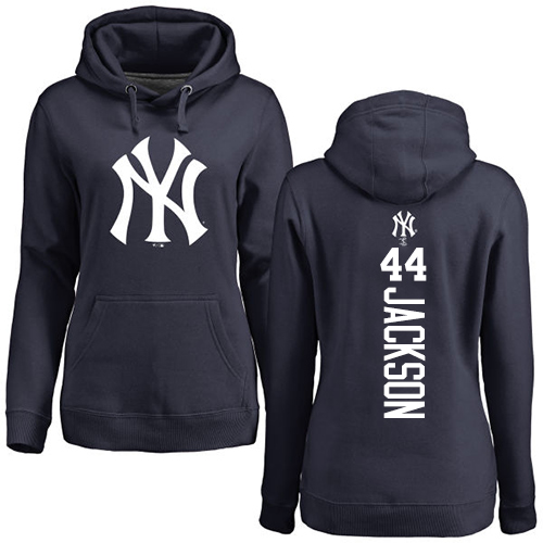 Women's Majestic New York Yankees #44 Reggie Jackson Replica White Fashion Cool Base MLB Jersey