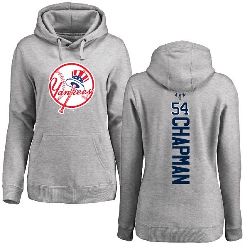 Women's Majestic New York Yankees #54 Aroldis Chapman Replica Pink Fashion Cool Base MLB Jersey