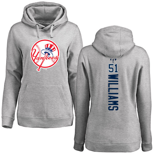 Women's Majestic New York Yankees #51 Bernie Williams Replica Pink Fashion Cool Base MLB Jersey