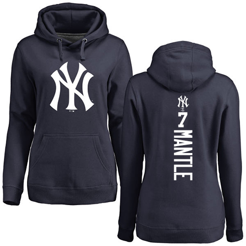 Women's Majestic New York Yankees #7 Mickey Mantle Replica White Fashion Cool Base MLB Jersey