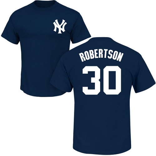 Youth Majestic New York Yankees #30 David Robertson Replica White Home MLB Jersey