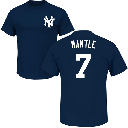 Youth Majestic New York Yankees #7 Mickey Mantle Replica White Home MLB Jersey