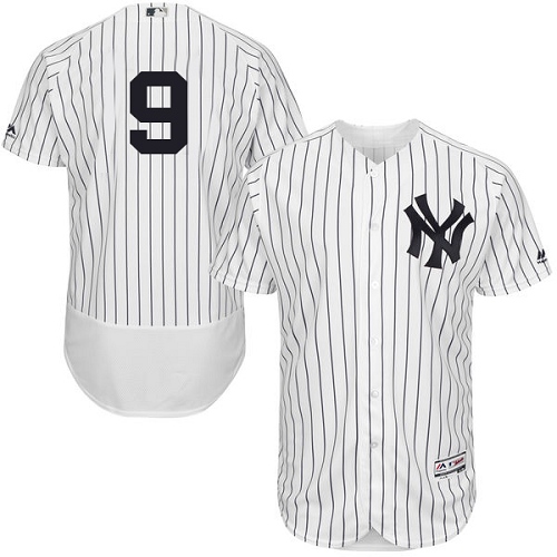 Men's Majestic New York Yankees #9 Roger Maris Authentic White Home MLB Jersey