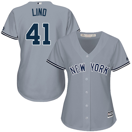 Men's Majestic New York Yankees #4 Lou Gehrig White/Navy Flexbase Authentic Collection MLB Jersey