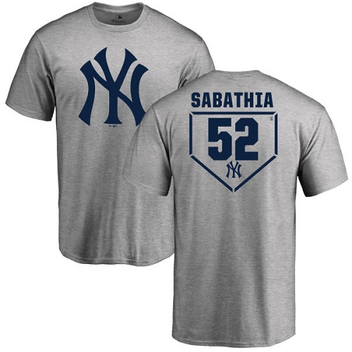 Youth Majestic New York Yankees #52 C.C. Sabathia Replica Navy Blue Alternate MLB Jersey