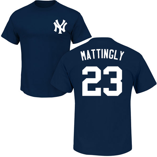 Youth Majestic New York Yankees #23 Don Mattingly Replica White Home MLB Jersey