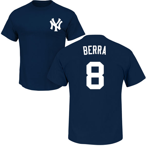 Youth Majestic New York Yankees #8 Yogi Berra Replica White Home MLB Jersey