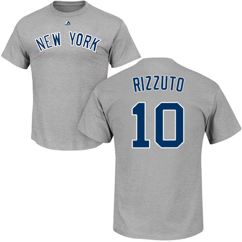 Women's Majestic New York Yankees #10 Phil Rizzuto Replica White Home MLB Jersey