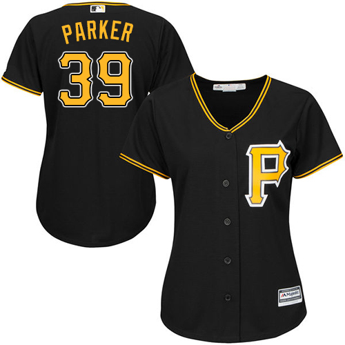 Women's Majestic Pittsburgh Pirates #39 Dave Parker Authentic Black Alternate Cool Base MLB Jersey