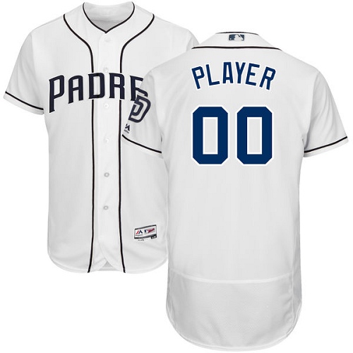 Men's Majestic San Diego Padres Customized Authentic White Home Cool Base MLB Jersey