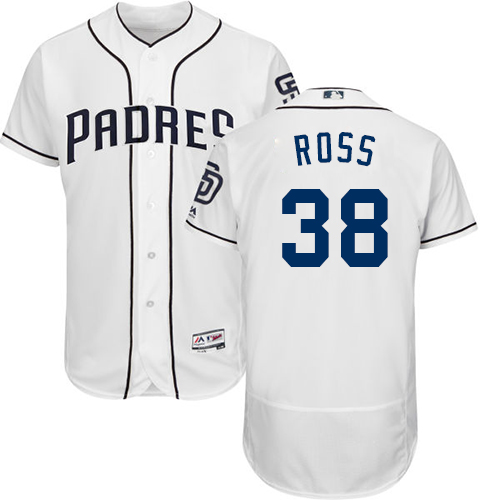 Men's Majestic San Diego Padres #4 Wil Myers White Flexbase Authentic Collection MLB Jersey