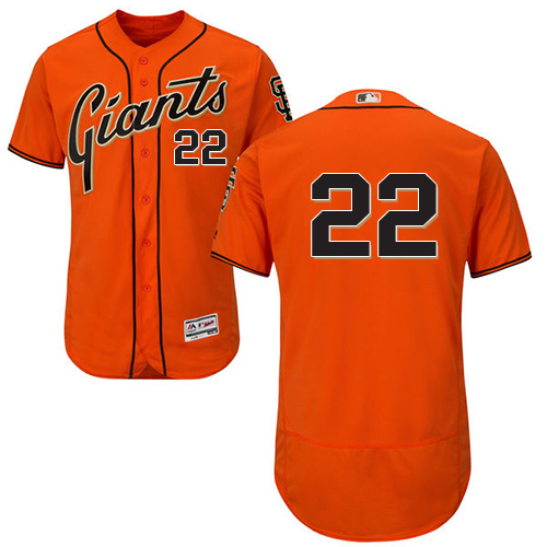 Men's Majestic San Francisco Giants #18 Matt Cain Authentic Orange Alternate Cool Base MLB Jersey