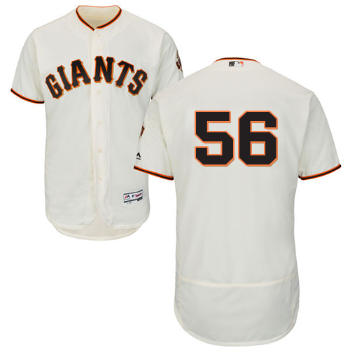 Men's Majestic San Francisco Giants #28 Buster Posey Orange Flexbase Authentic Collection MLB Jersey